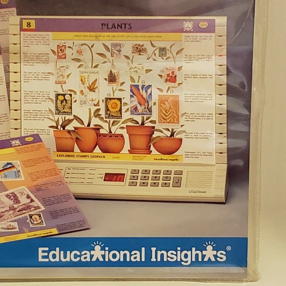 GeoSafari Learning System 1995 Exploring Stamps - Picture 3 of 12